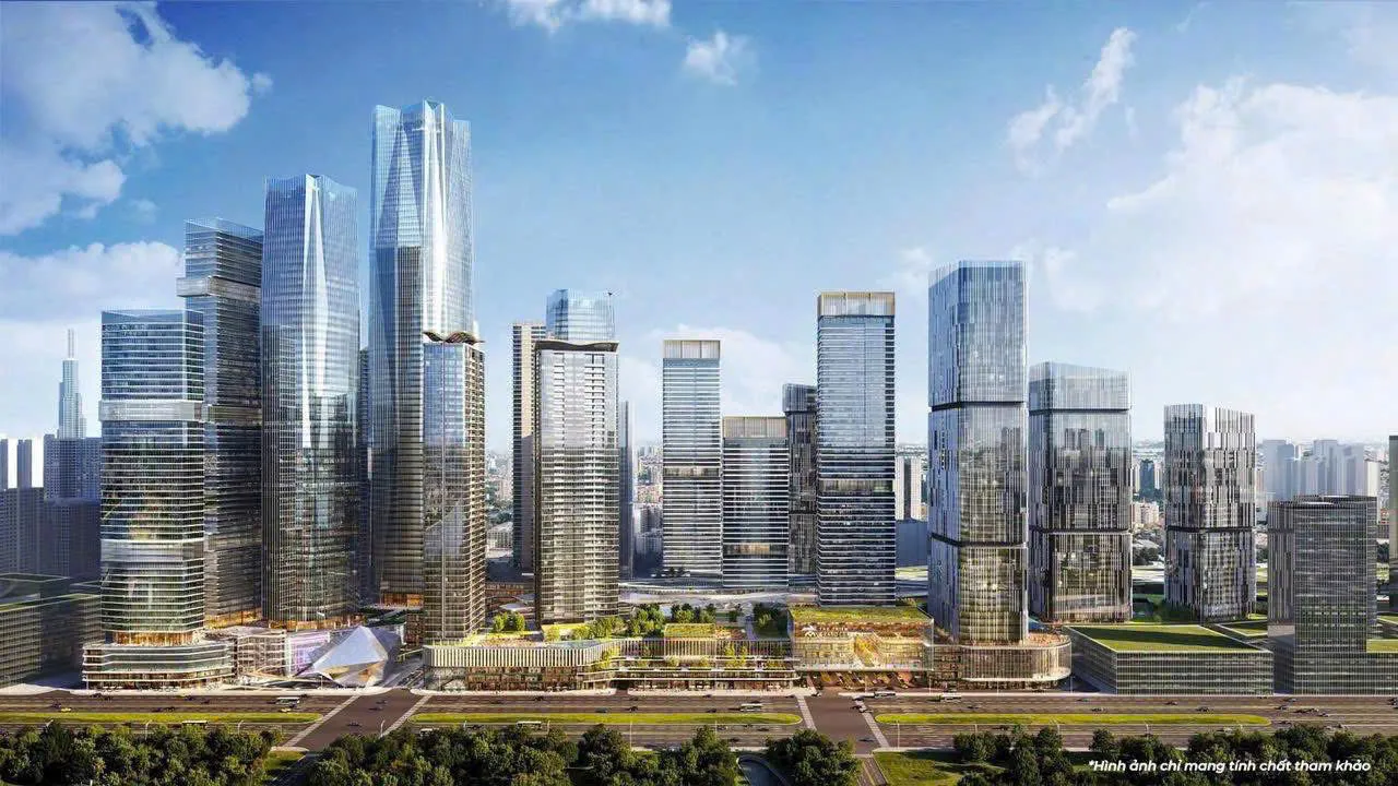 Phối cảnh ý tưởng City Magneta Thủ Thiêm – Khu đô thị phức hợp Ga Thủ Thiêm